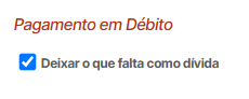 1- pagar depois