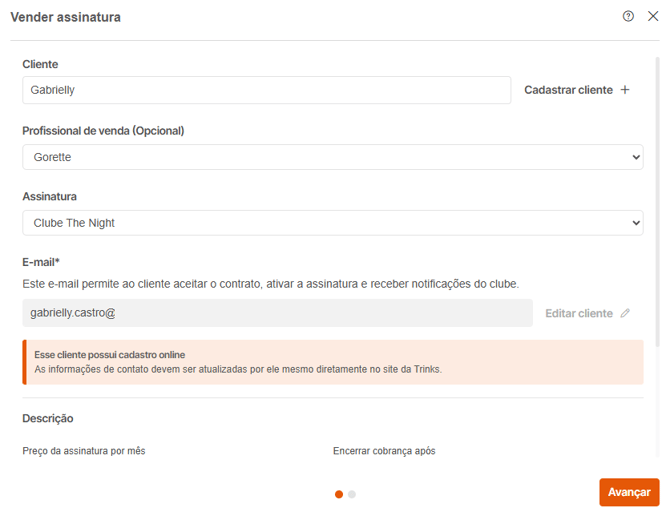 vender assinatura auto